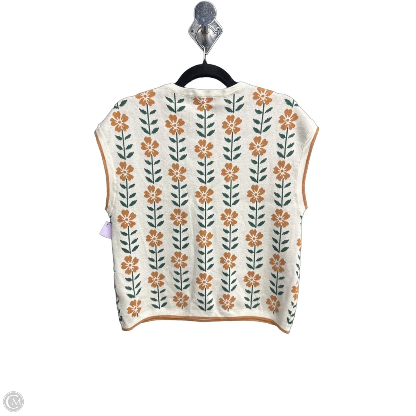 Top Sleeveless By Zesica In Cream, Size: S