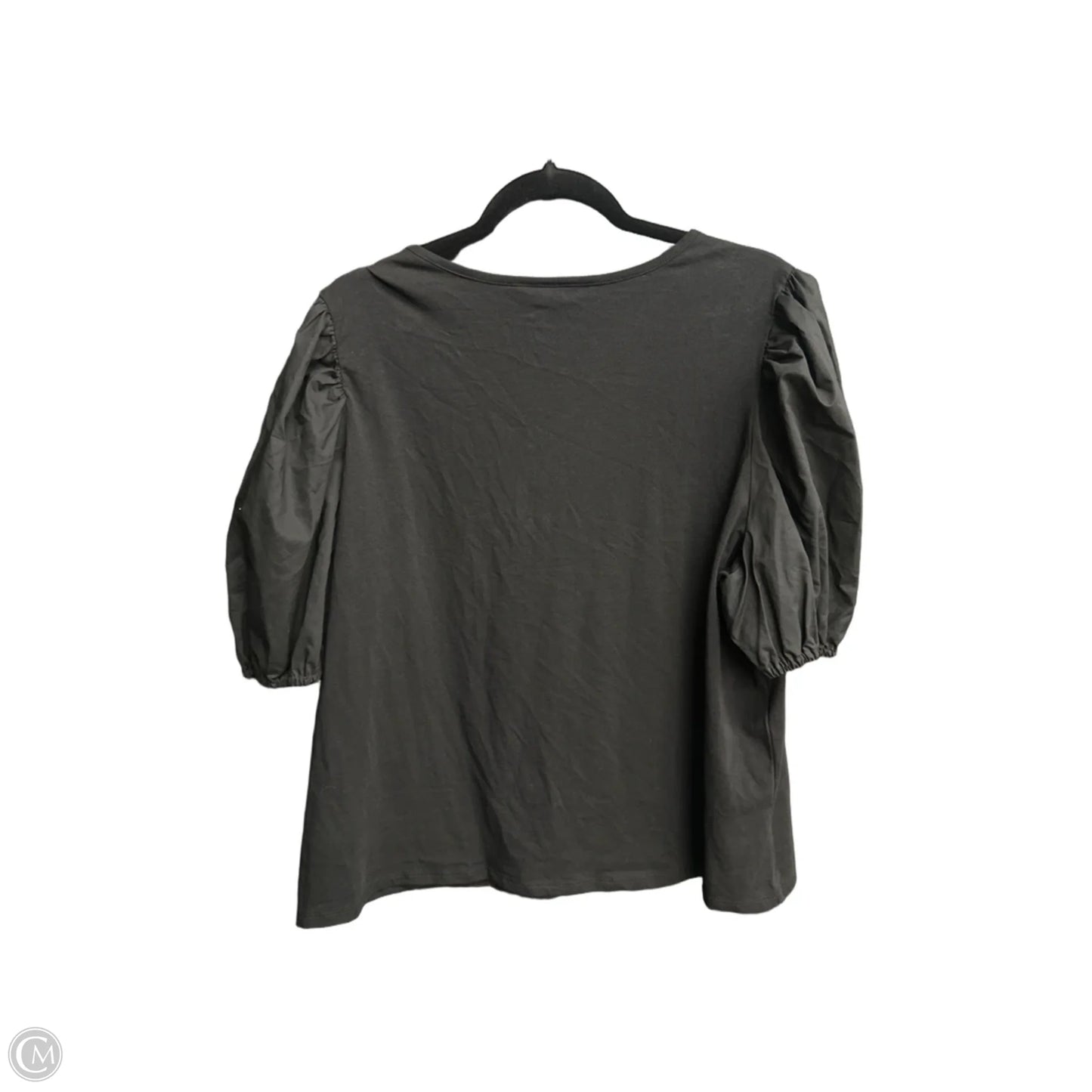 Top Short Sleeve By H&m In Black, Size: 2x