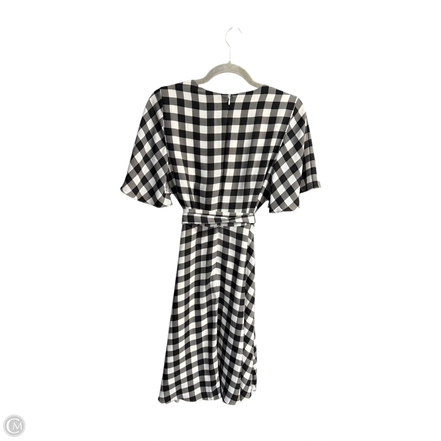 Dress Casual Midi By Banana Republic In Black & White, Size: 2