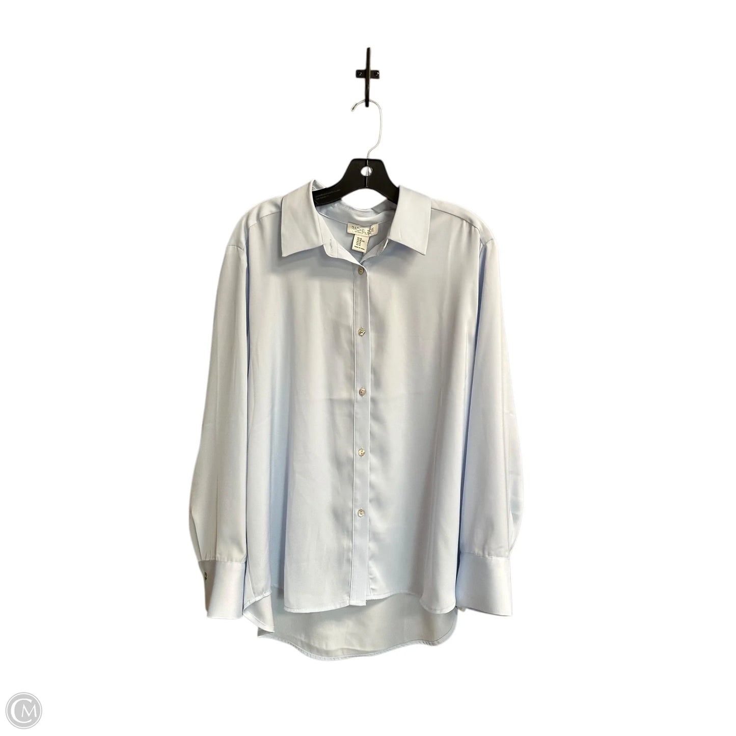 Top Long Sleeve By Rachel Zoe In Blue, Size: Xl