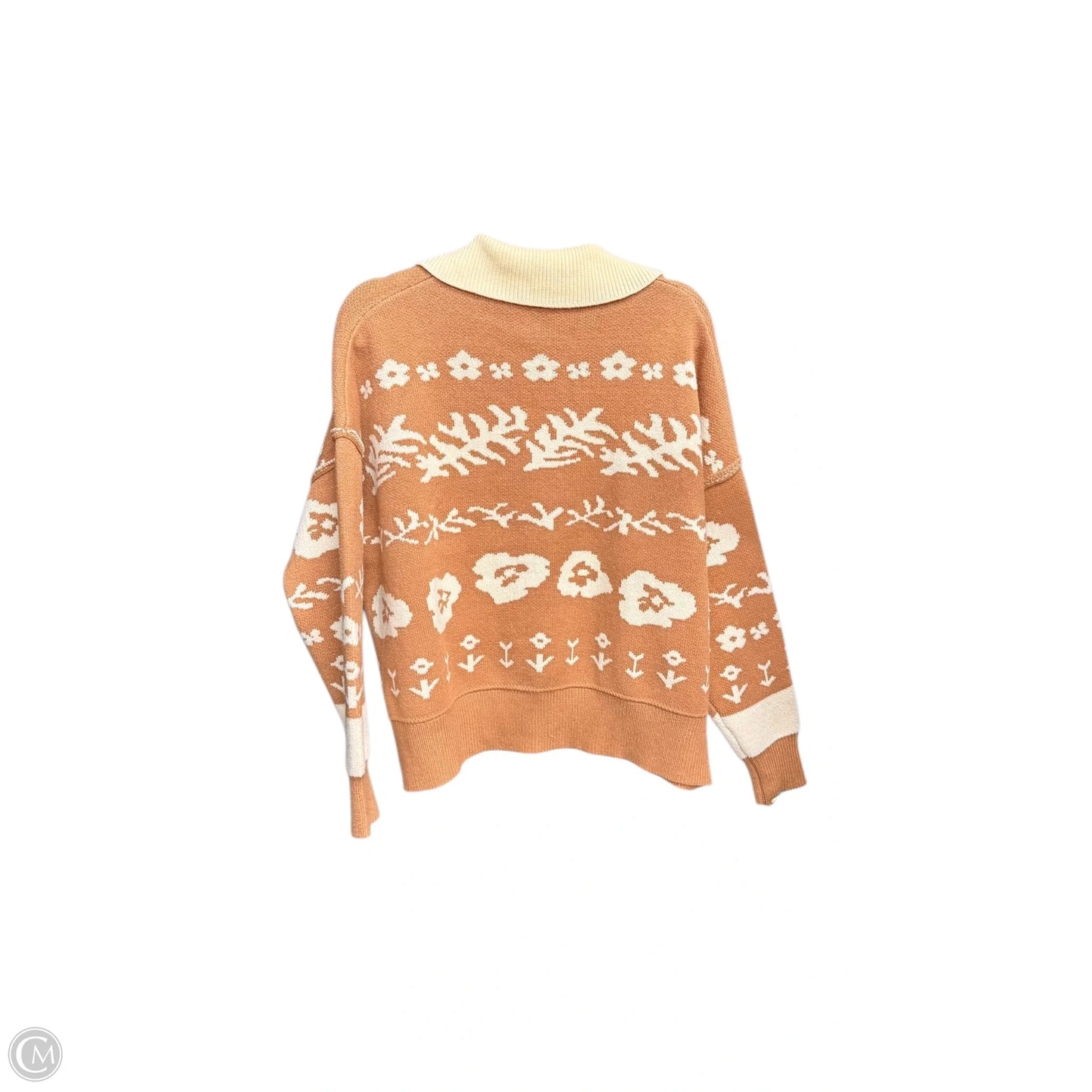 Sweater Cardigan By Clothes Mentor In Brown, Size: M