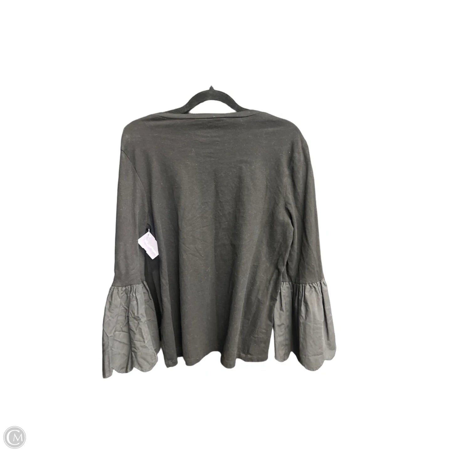 Top 3/4 Sleeve By English Factory In Black, Size: M