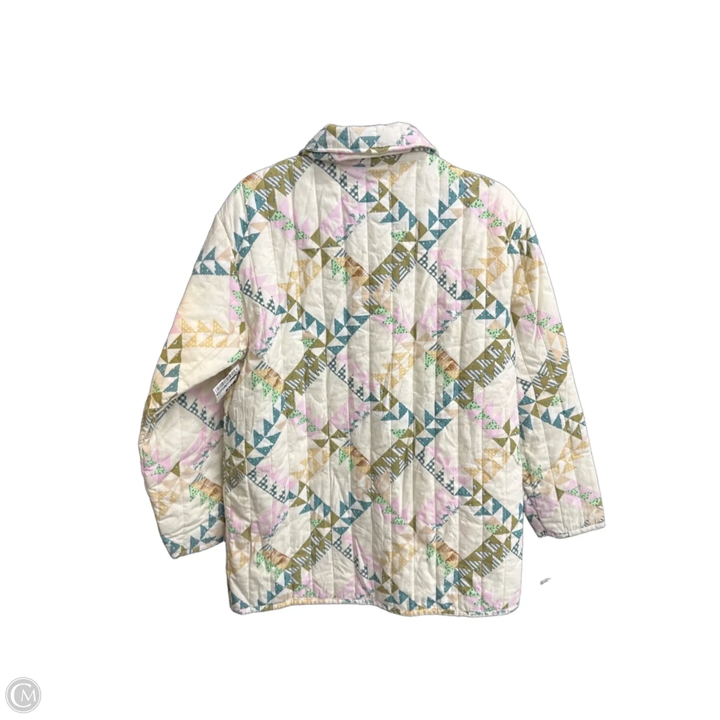 Jacket Puffer & Quilted By Universal Thread In Beige, Size: M