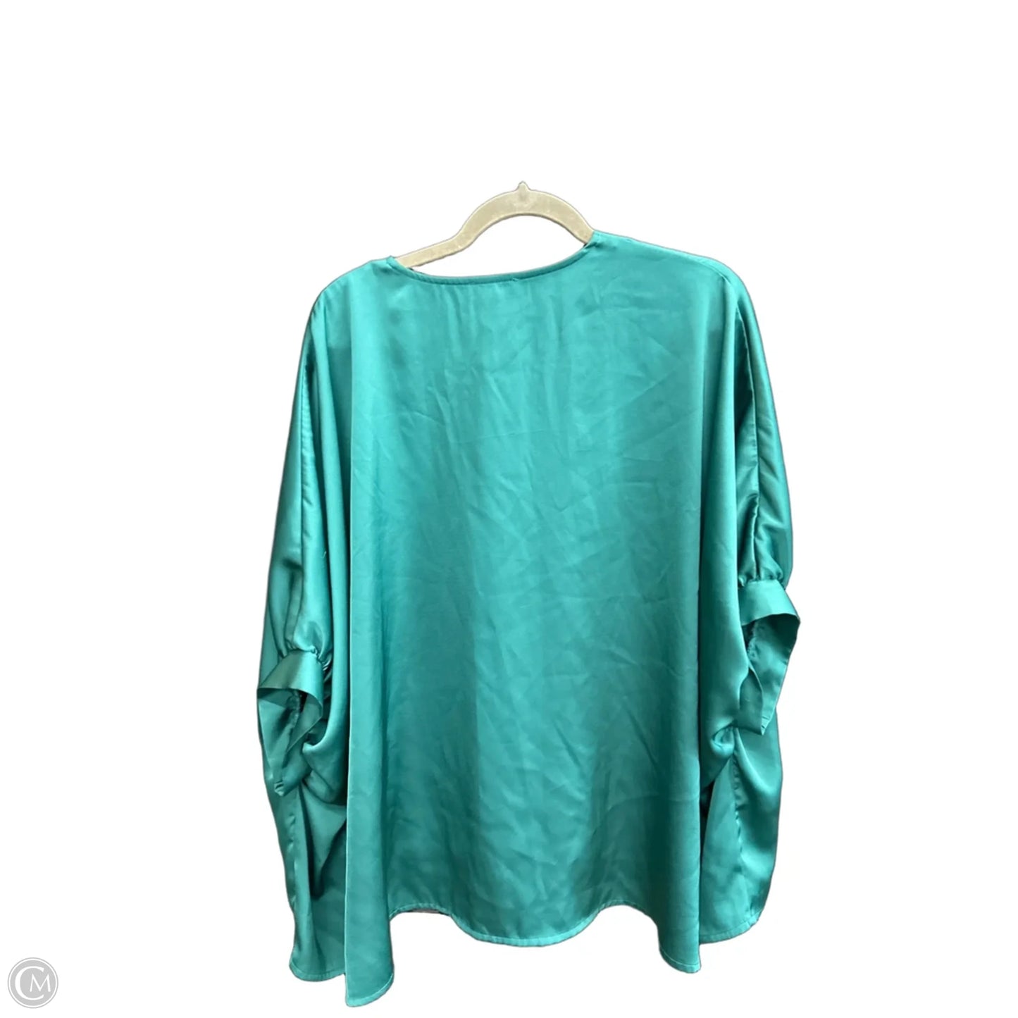 Top Short Sleeve By Entro In Green, Size: L