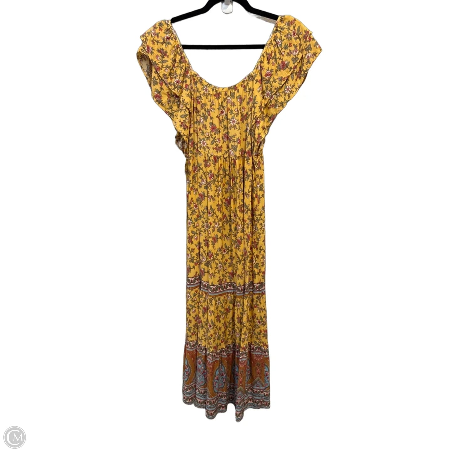 Dress Casual Maxi By Umgee In Floral Print, Size: M