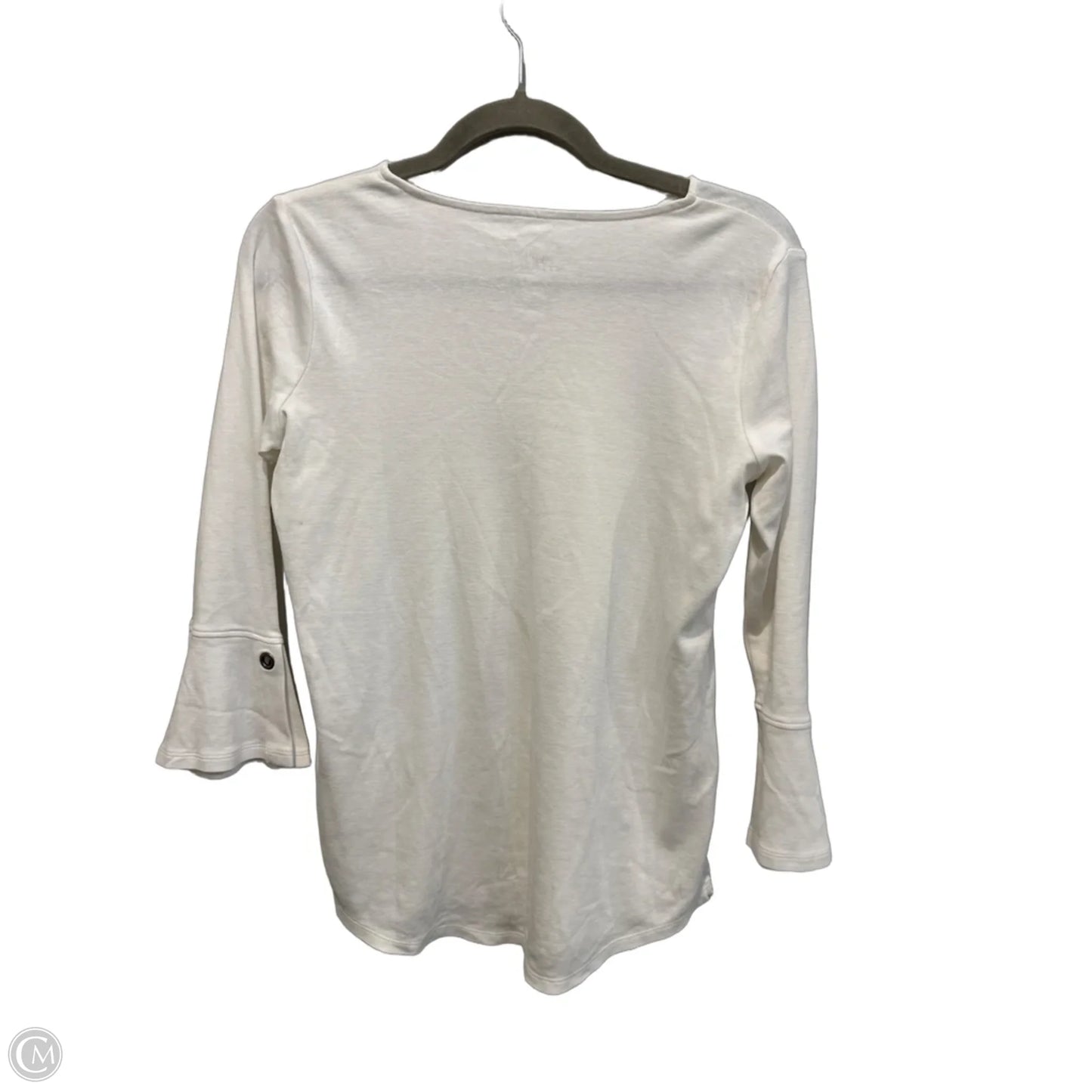 Top Long Sleeve Basic By J. Jill In White, Size: Xs