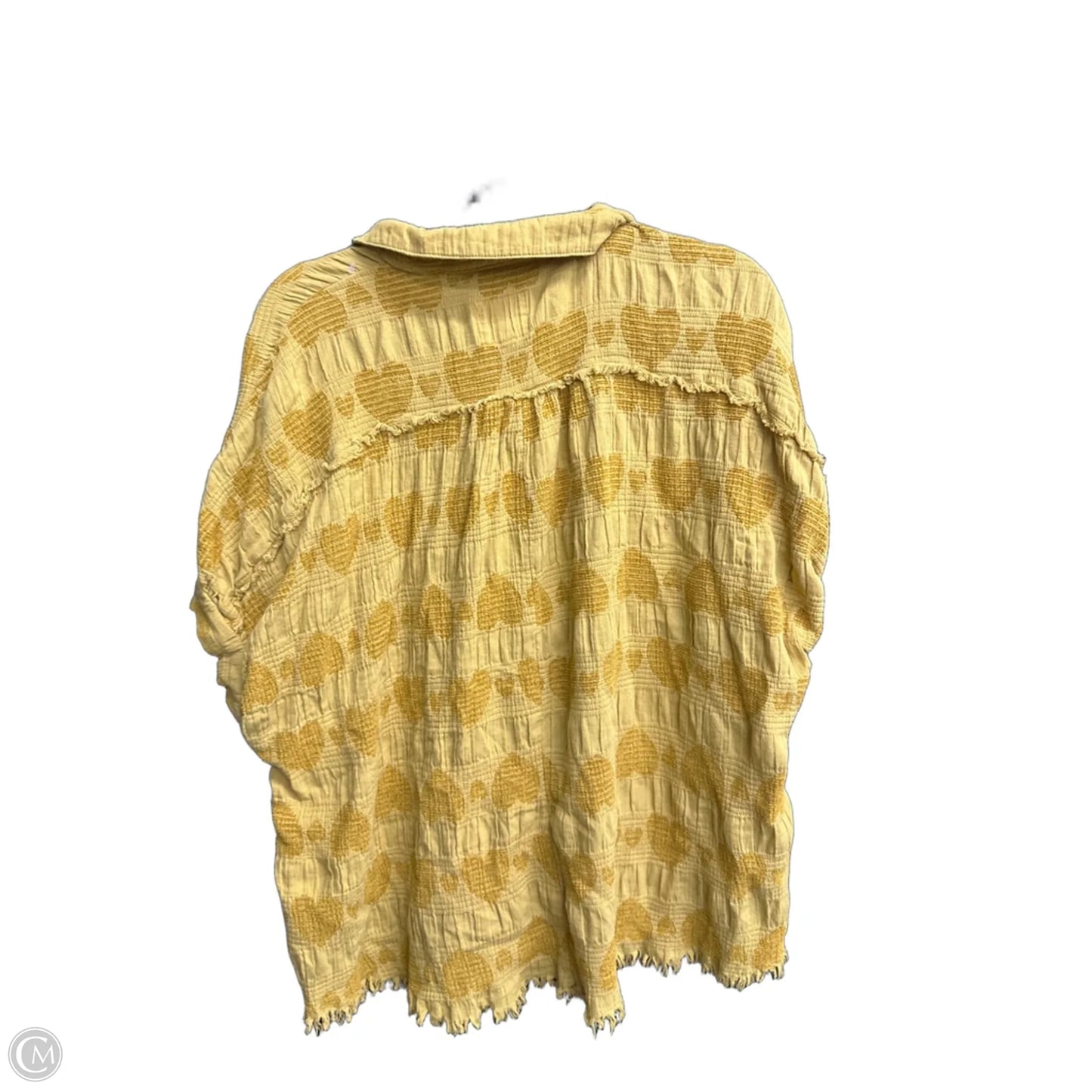 Top Sleeveless By Umgee In Yellow, Size: M