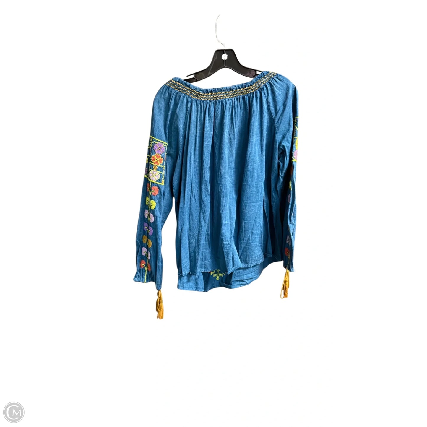 Top Long Sleeve By Ivy Jane In Multi-colored, Size: M