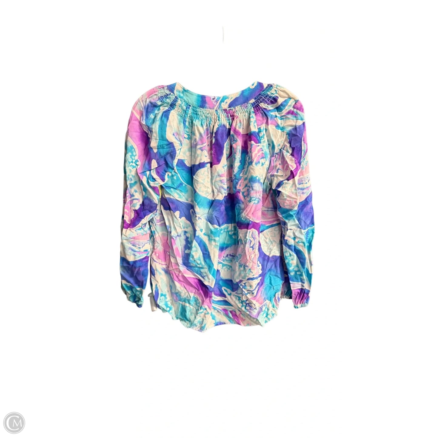 Top Long Sleeve Designer By Lilly Pulitzer In Multi-colored, Size: S