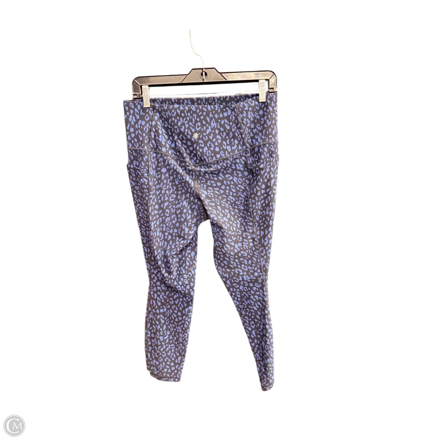 Athletic Leggings Capris By Athleta In Leopard Print, Size: L