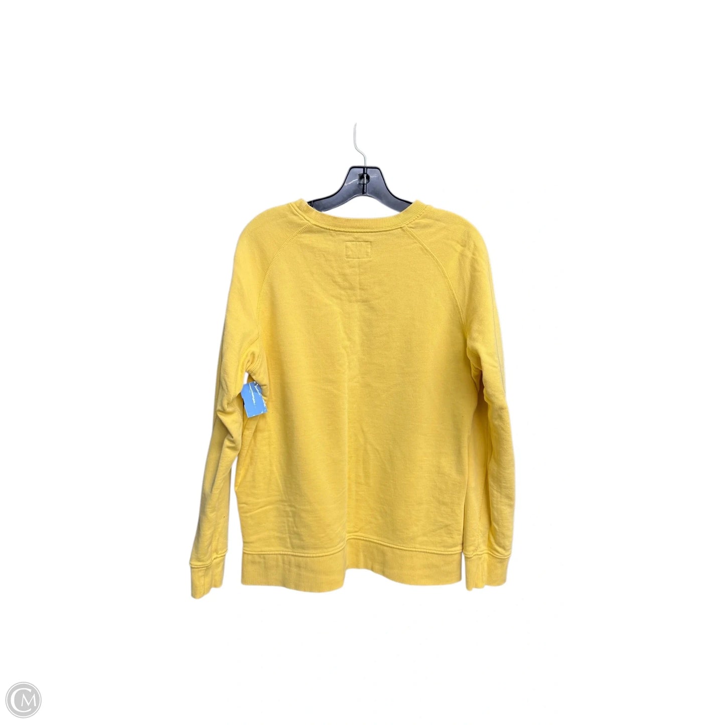 Sweatshirt Crewneck By Pact In Yellow, Size: L