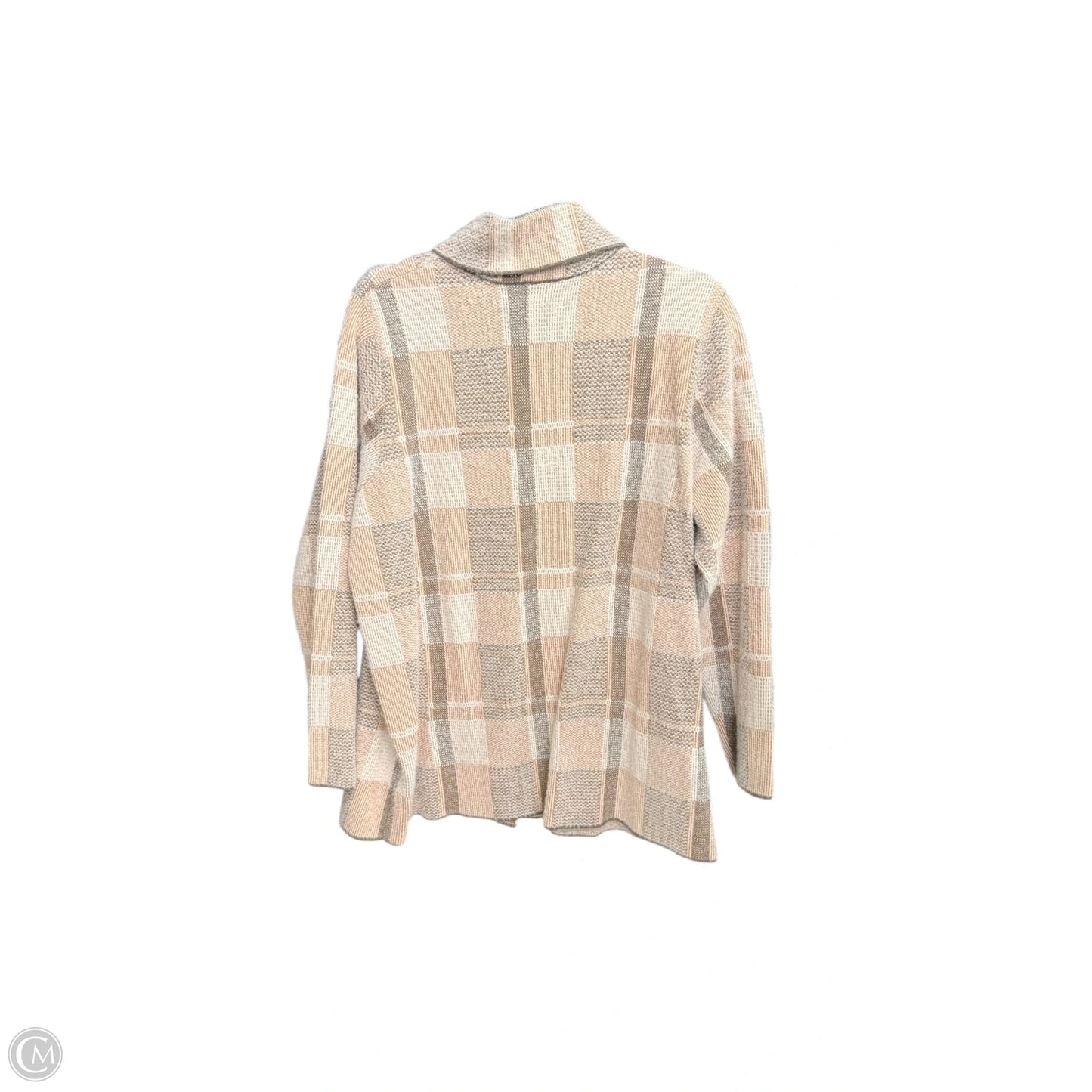 Jacket Shirt By Rachel Zoe In Plaid Pattern, Size: Xl