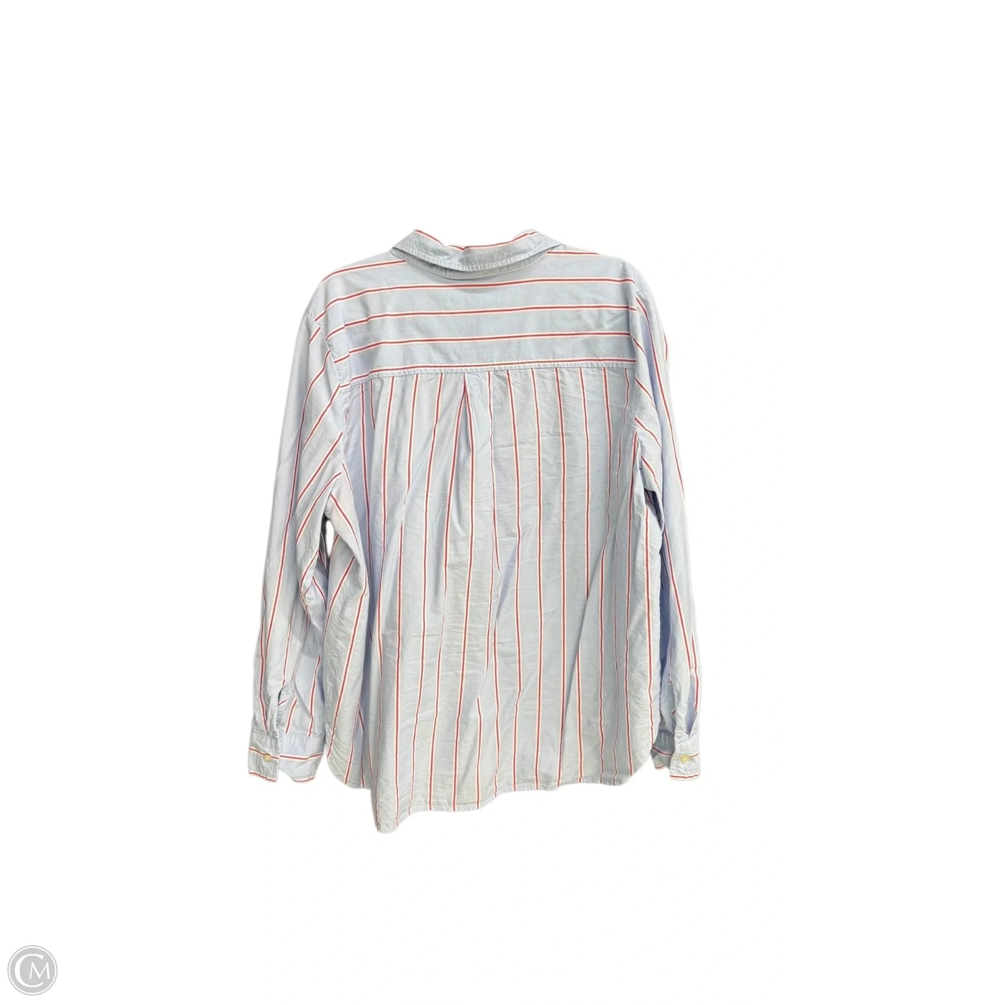 Top Long Sleeve By Loft In Striped Pattern, Size: Xl
