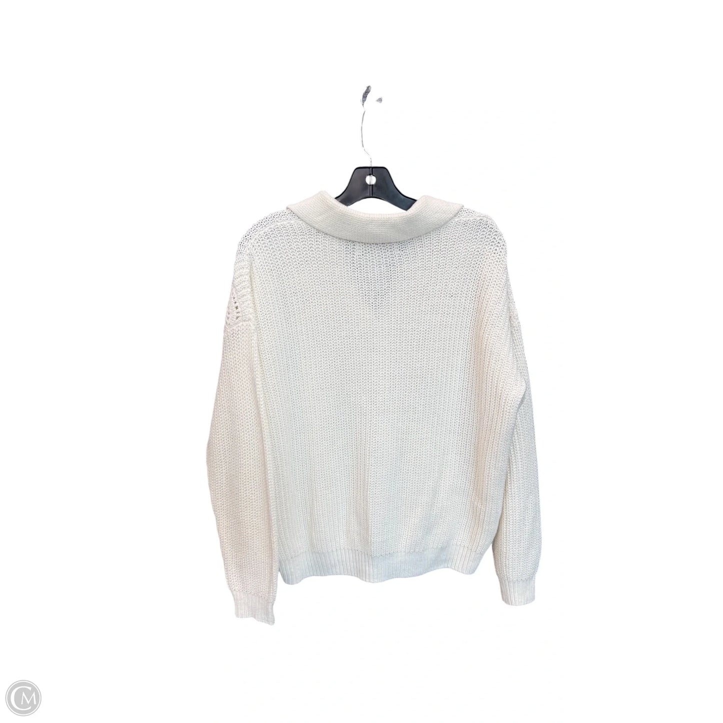 Sweater By Loft In Cream, Size: M