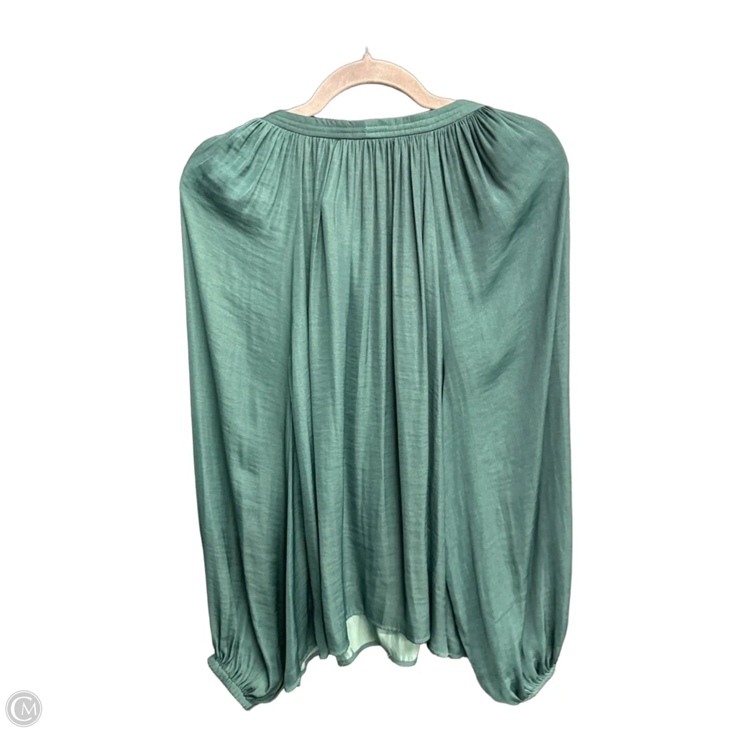 Top Long Sleeve By Gibson And Latimer In Green, Size: 2x