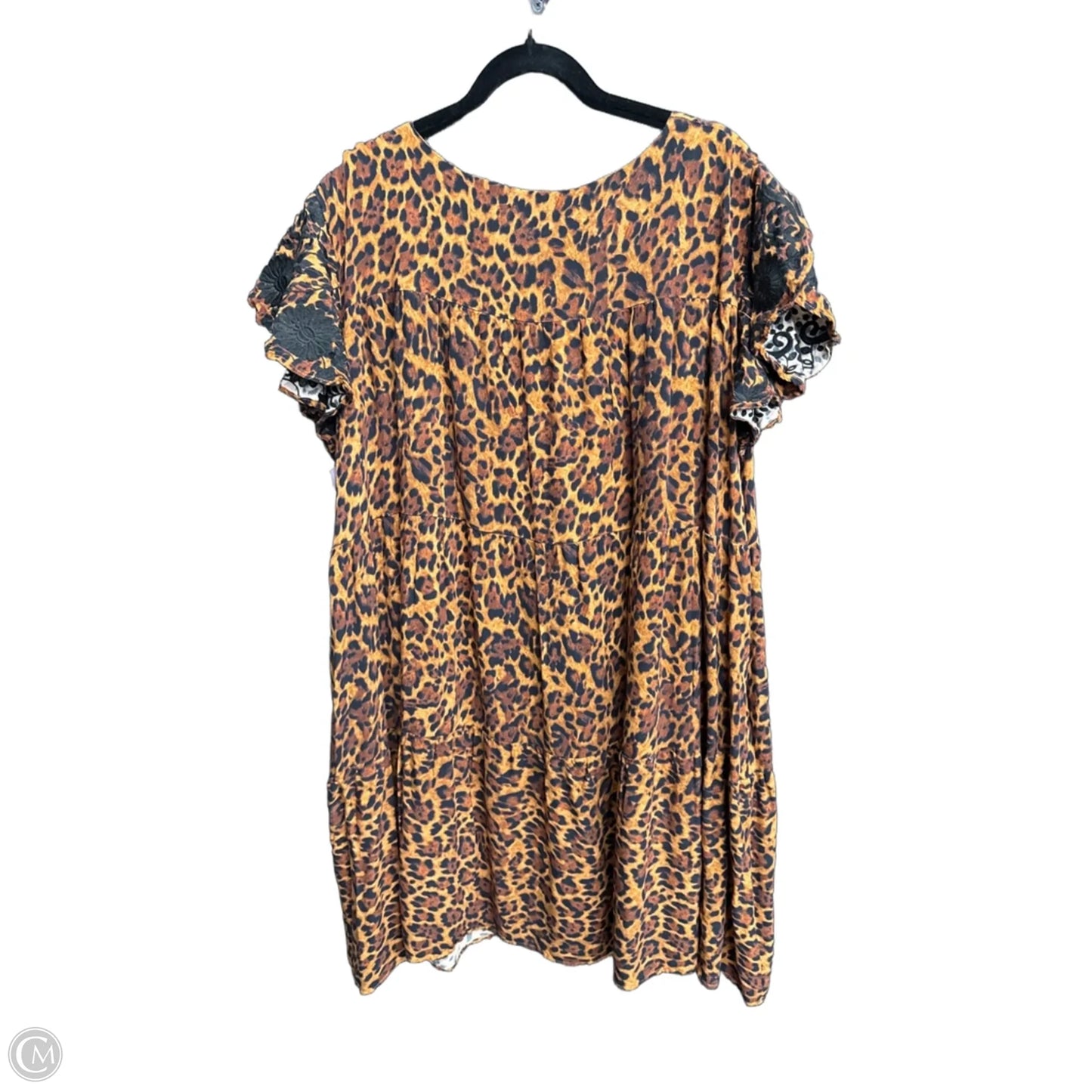 Dress Casual Short By Clothes Mentor In Animal Print, Size: 2x