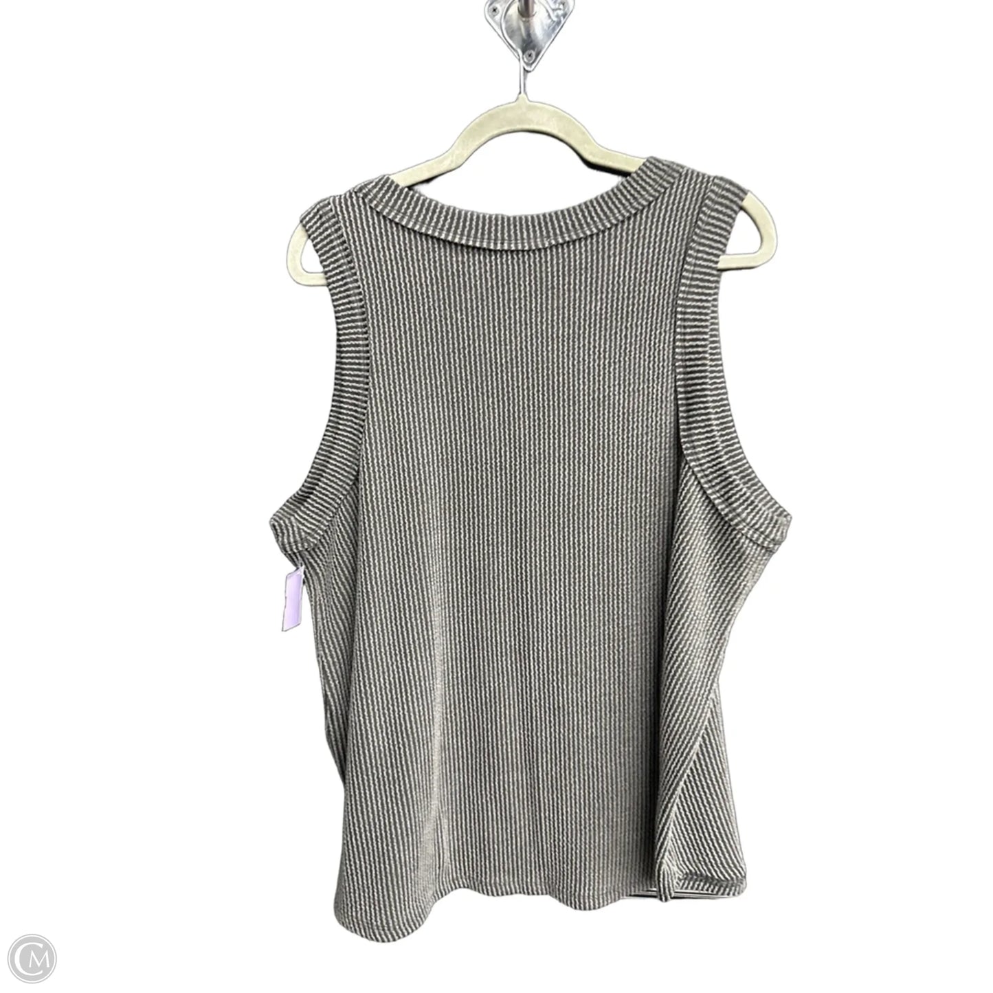 Top Sleeveless By Maurices In Grey, Size: Xl