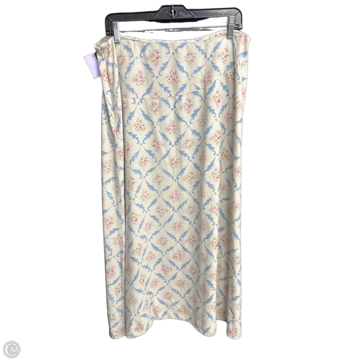 Skirt Midi By Liz Claiborne In Floral Print, Size: 14
