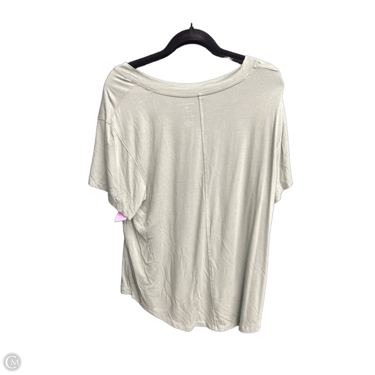 Top Short Sleeve Basic By American Eagle In Green, Size: L