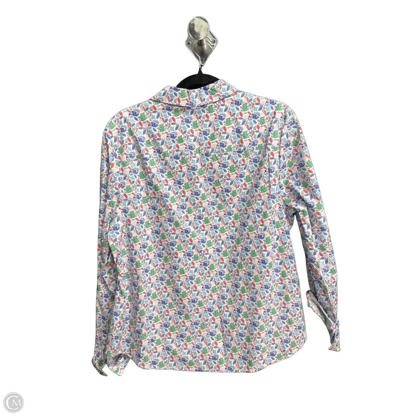 Top Long Sleeve By Boden In Floral Print, Size: Xl