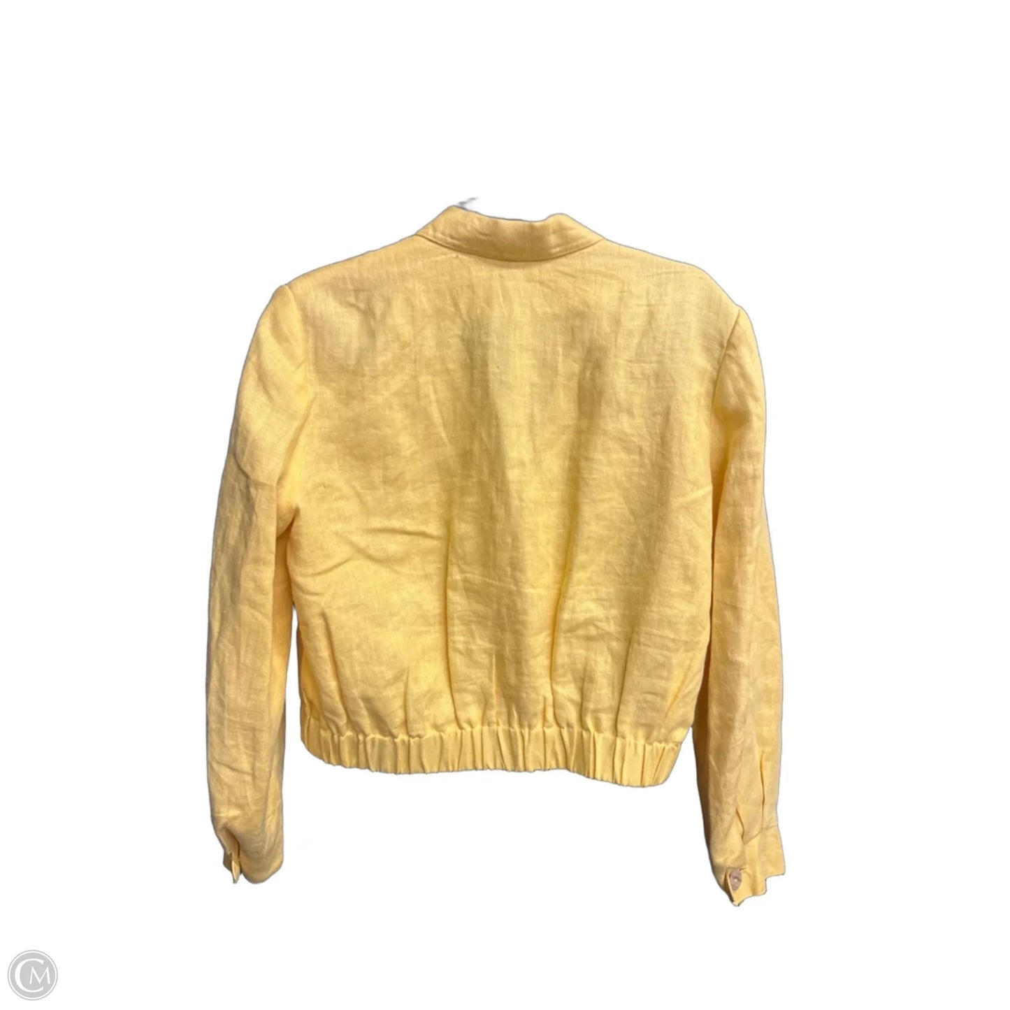 Blazer By Clothes Mentor In Yellow, Size: S