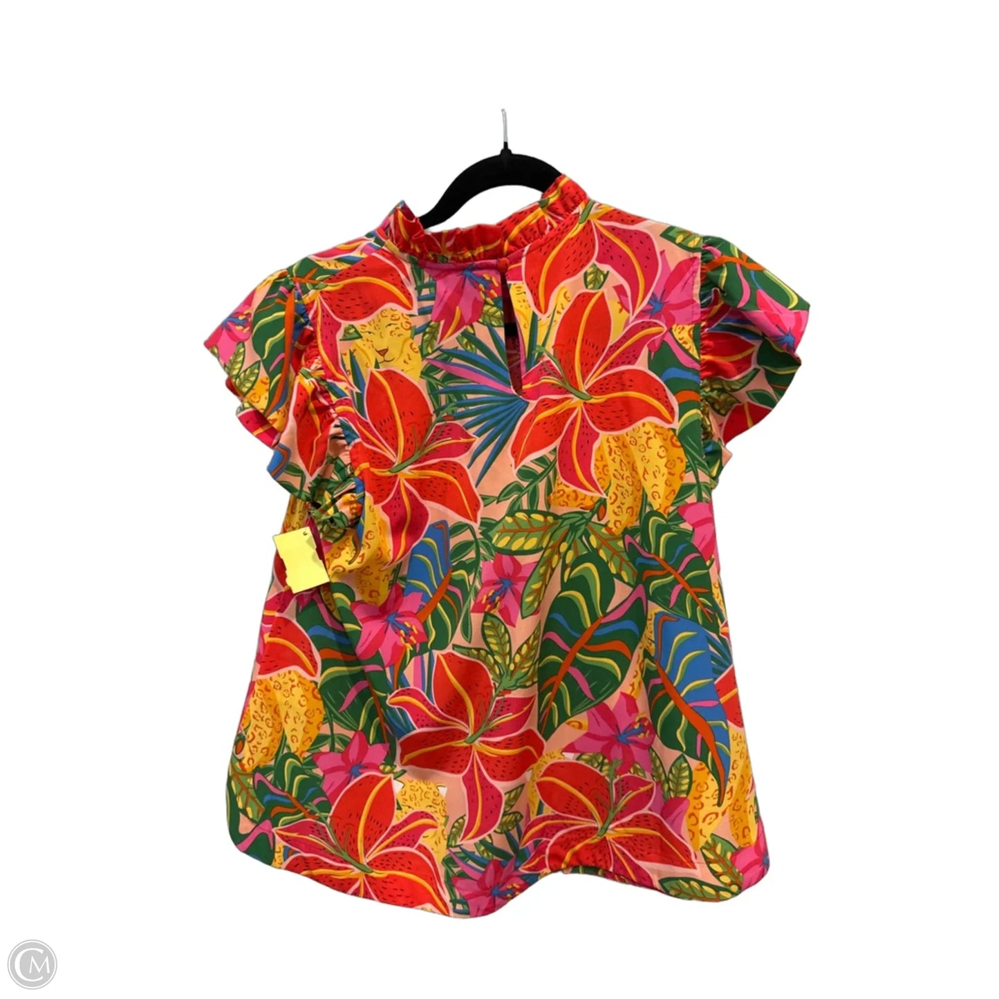 Top Sleeveless By Umgee In Tropical Print, Size: S