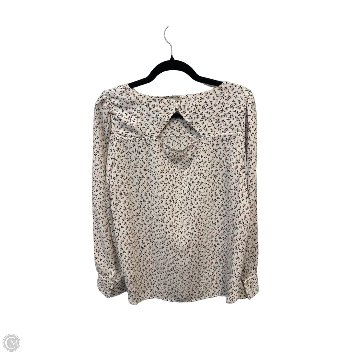 Top Long Sleeve By Loft In Floral Print, Size: S