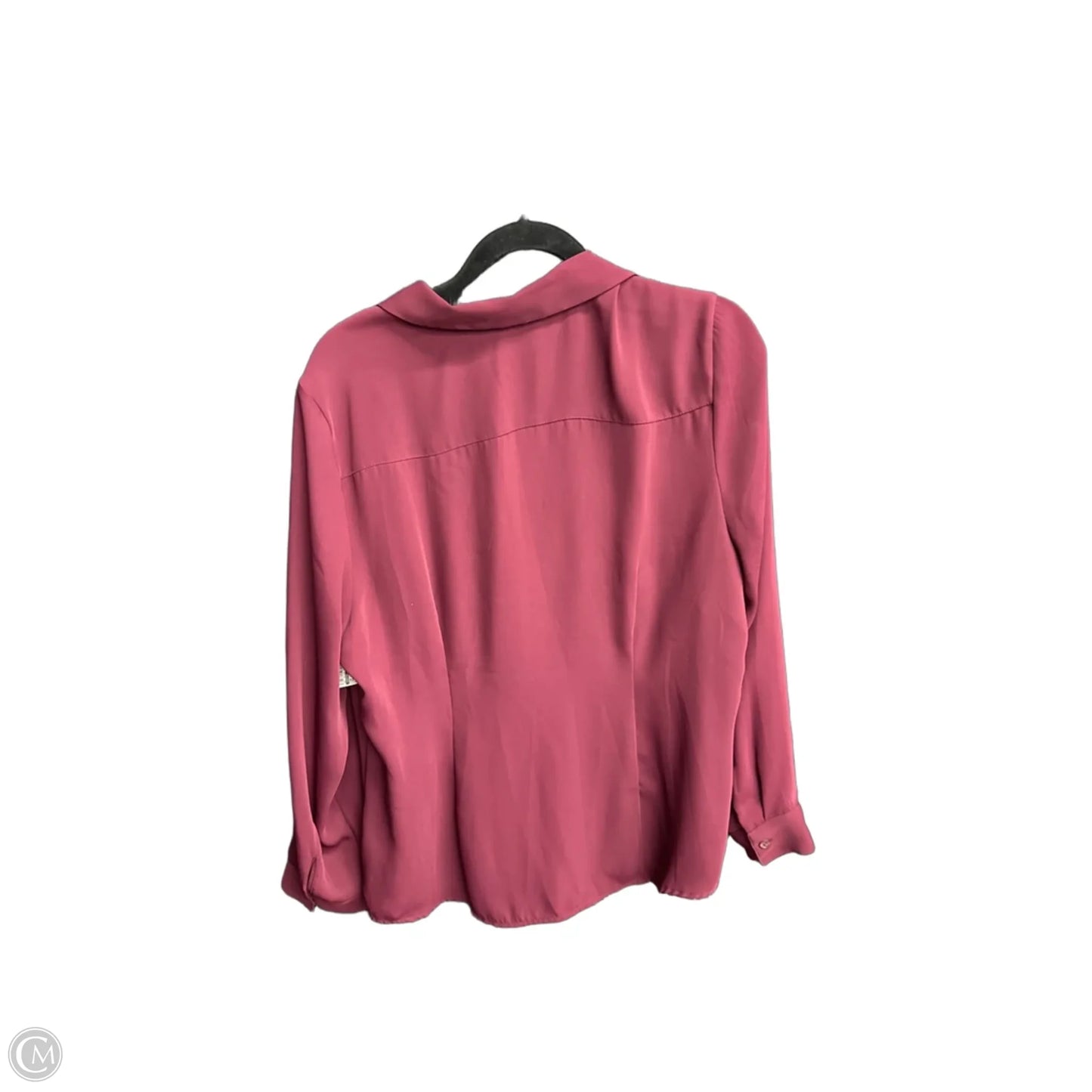 Top Long Sleeve By Chicos In Maroon, Size: L