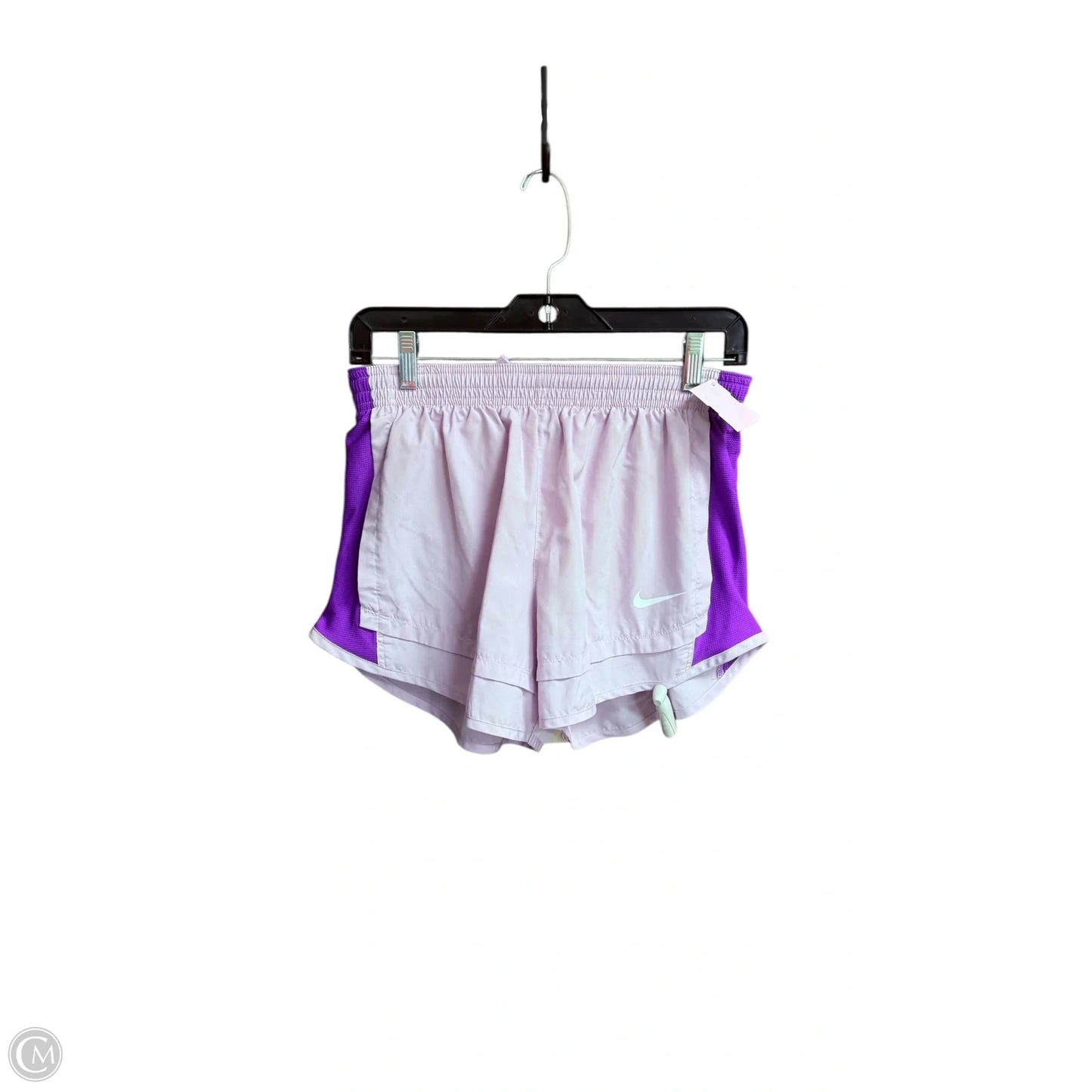 Athletic Shorts By Nike In Purple, Size: M