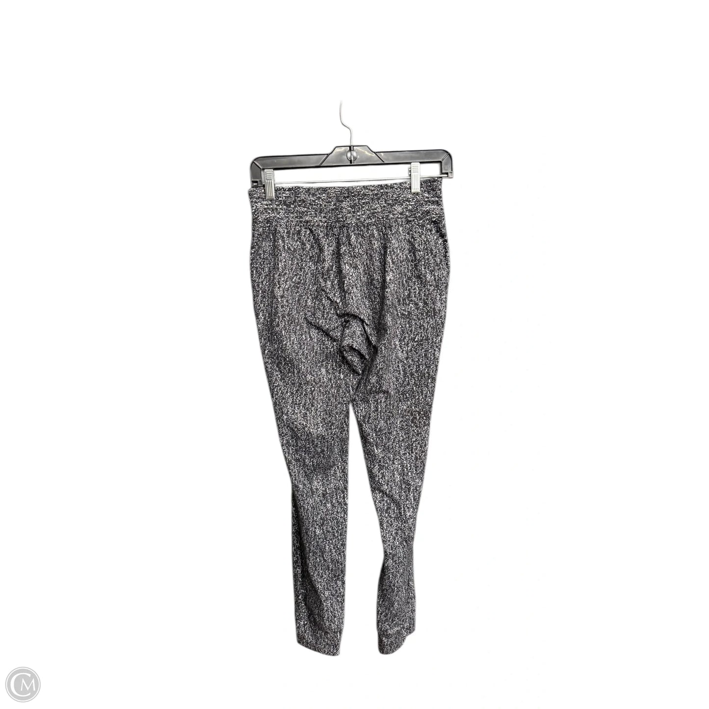 Athletic Pants By Lululemon In Black & White, Size: S