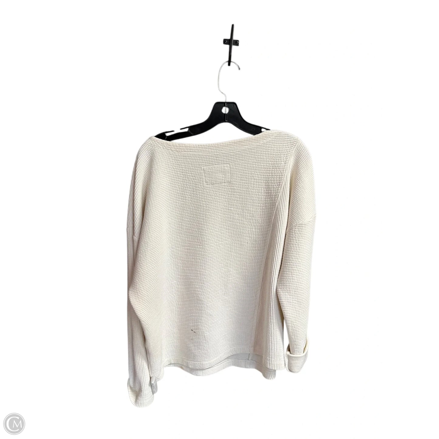 Top Long Sleeve By Maeve In Ivory, Size: L