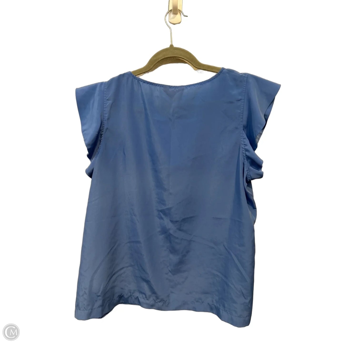 Top Short Sleeve By Joe Fresh In Blue, Size: L