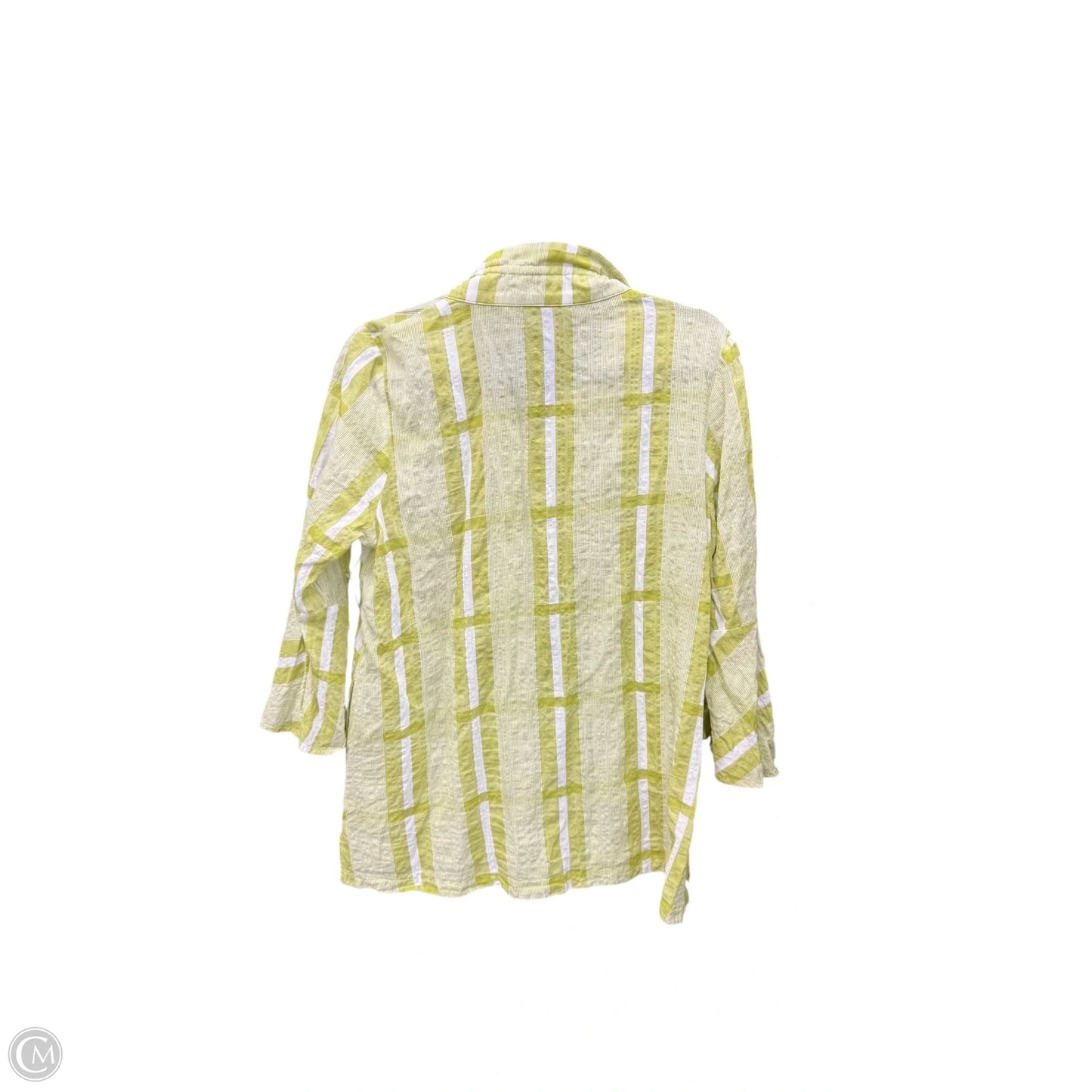 Top Long Sleeve By Clothes Mentor In Geometric Pattern, Size: M