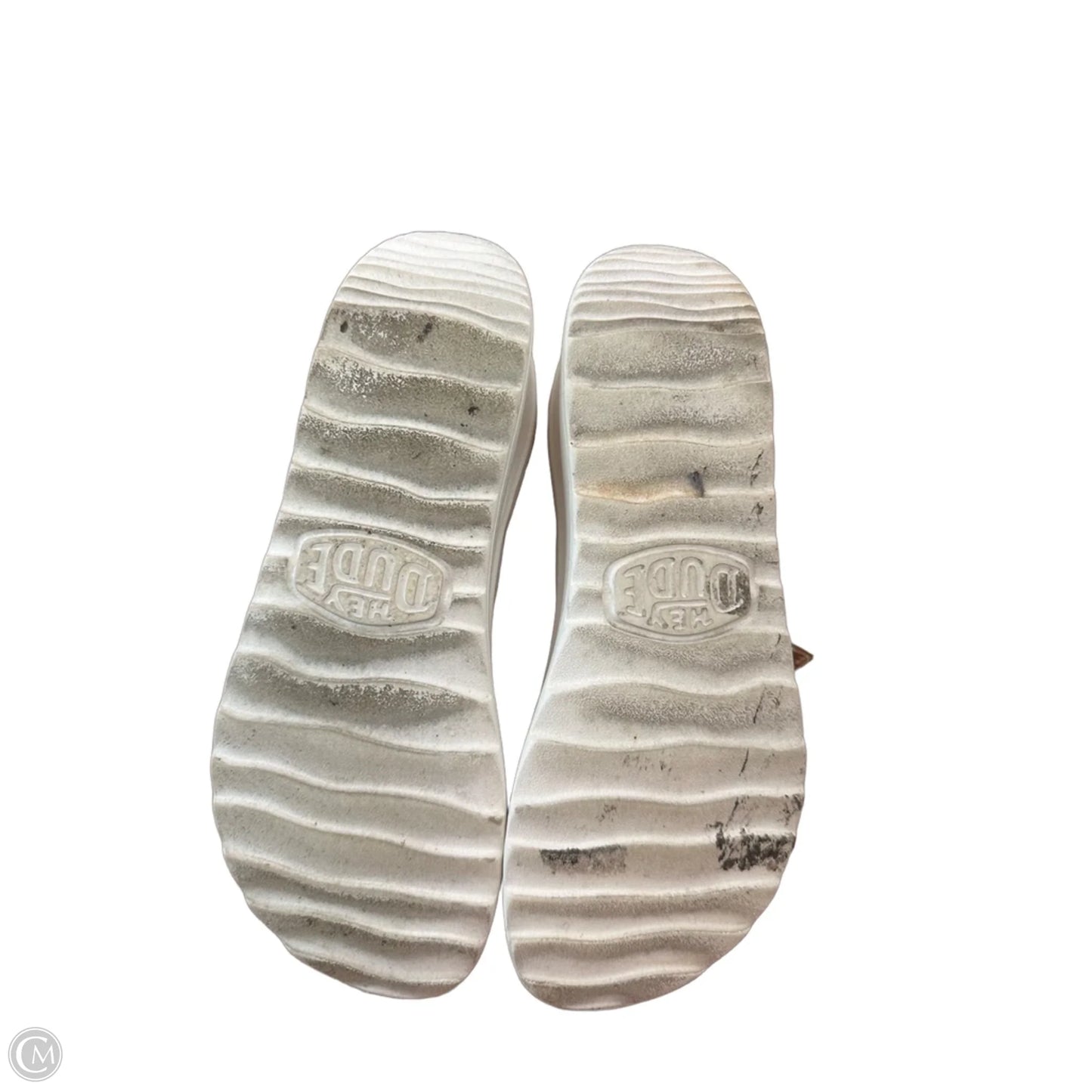 Sandals Heels Block By Hey Dude In Brown, Size: 9