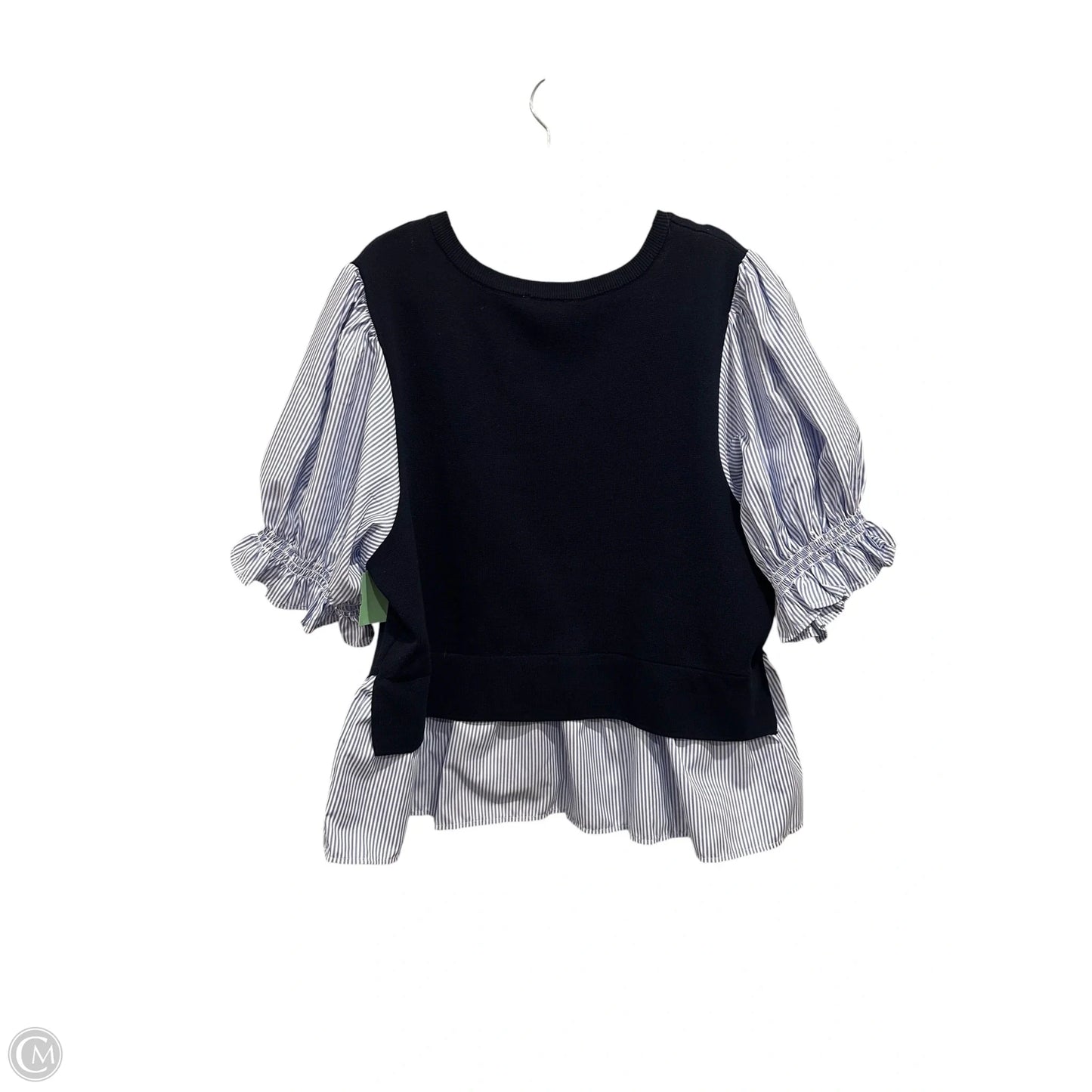 Top Short Sleeve By Nanette By Nanette Lepore In Navy, Size: 2x