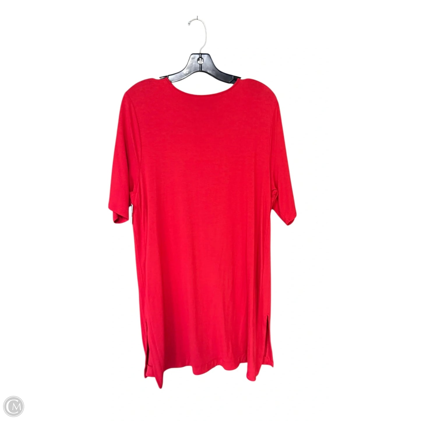 Tunic Short Sleeve By J. Jill In Red, Size: L