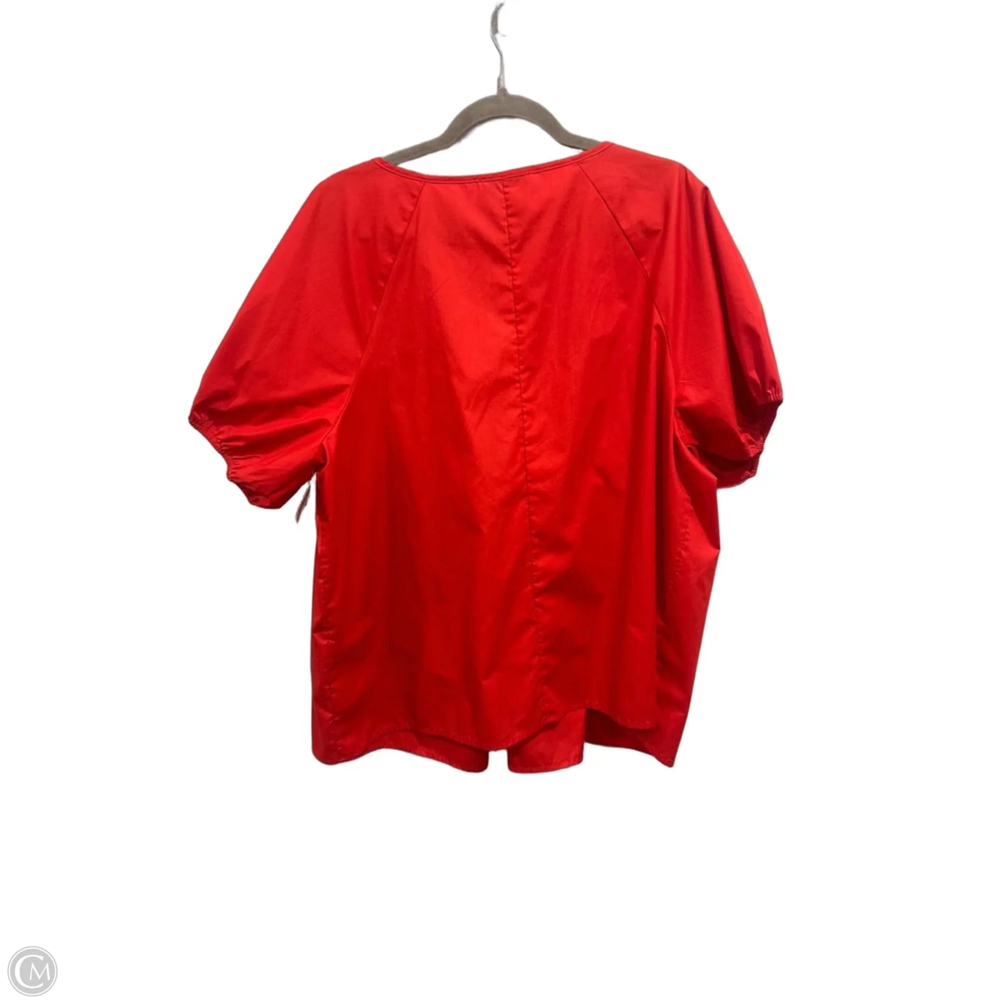 Top Short Sleeve By She + Sky In Red, Size: Xl