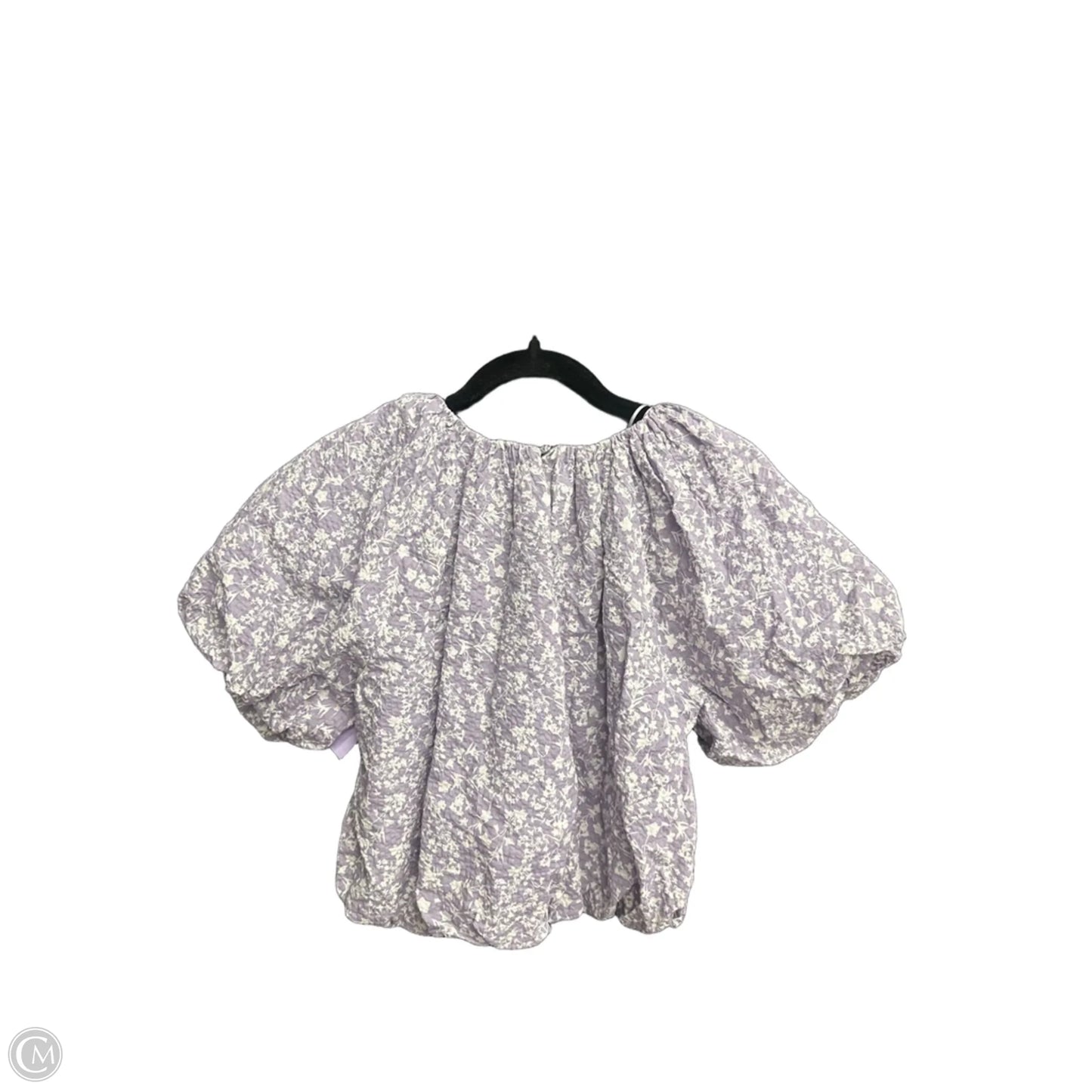 Top Short Sleeve By Clothes Mentor In Floral Print, Size: Xs