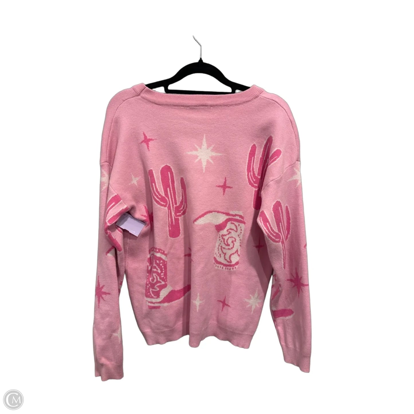 Sweater By Pink Clover In Pink, Size: L