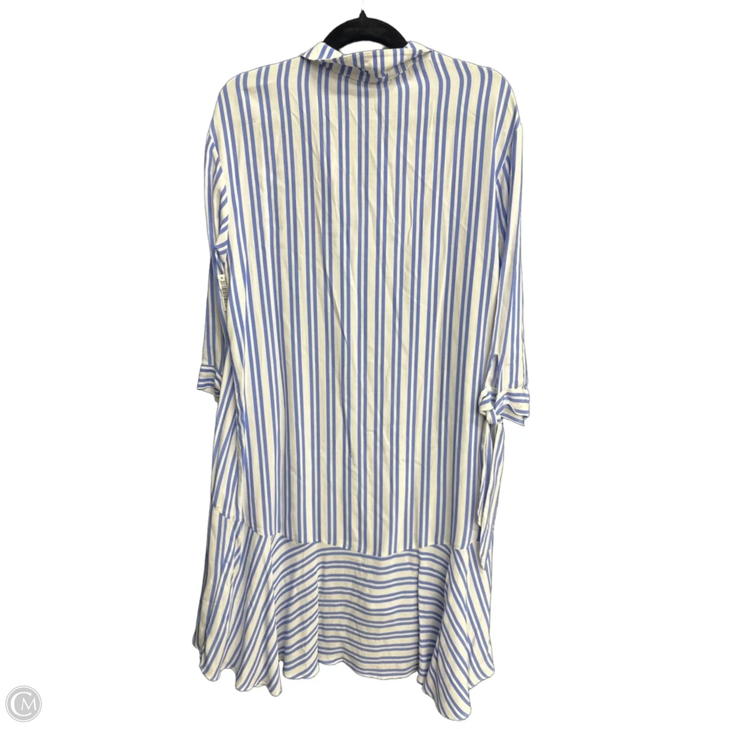Dress Casual Short By Zara In Striped Pattern, Size: S