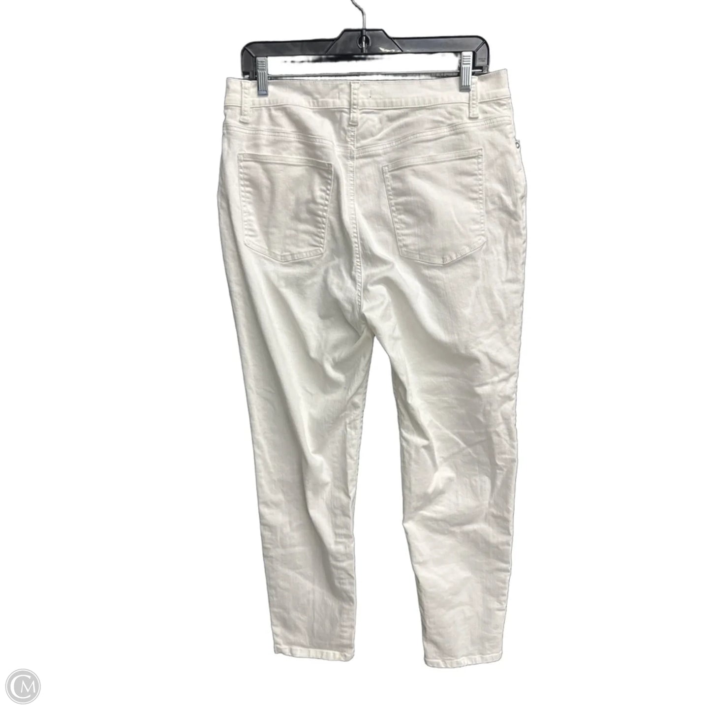 Jeans Straight By Eileen Fisher In White Denim, Size: 8