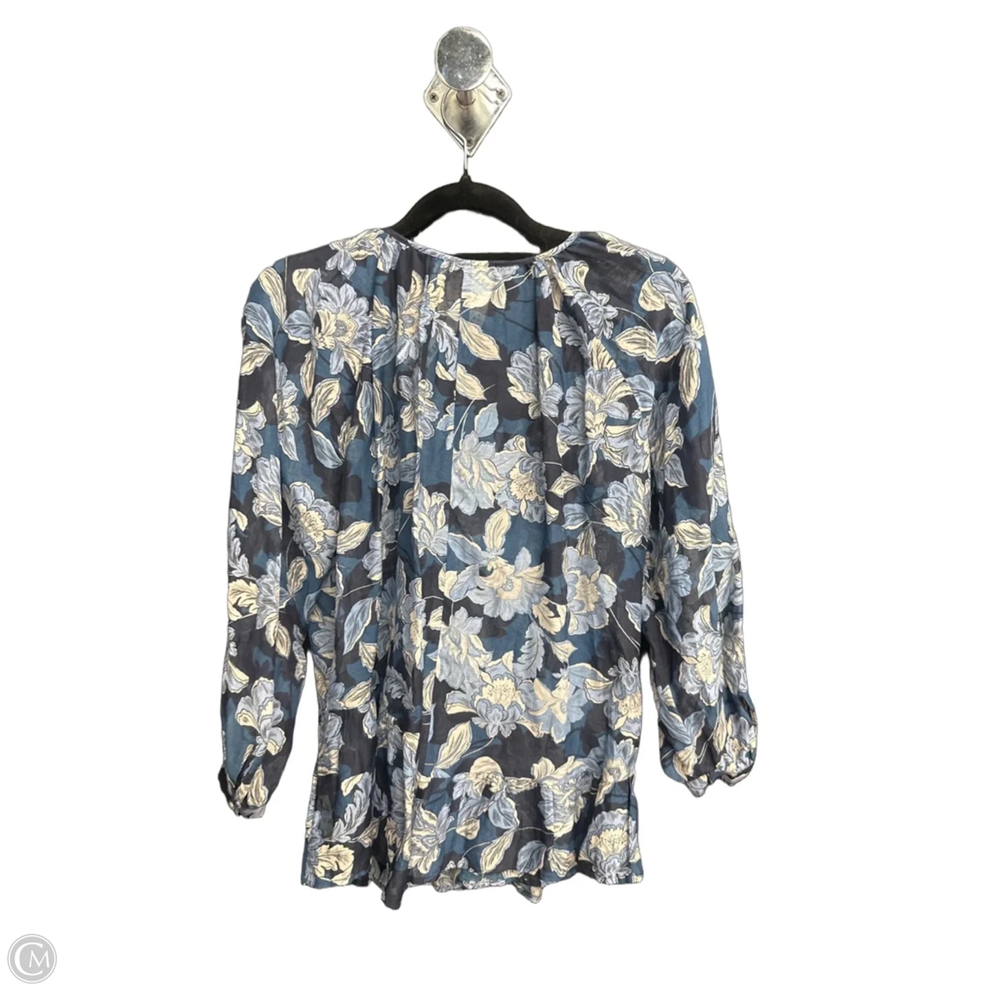 Top Short Sleeve By Johnny Was In Floral Print, Size: Xs