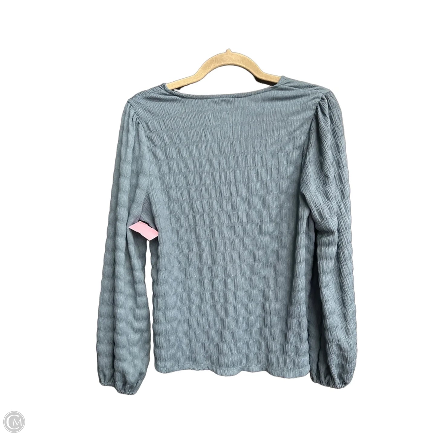 Top Long Sleeve By Nine West In Green, Size: S