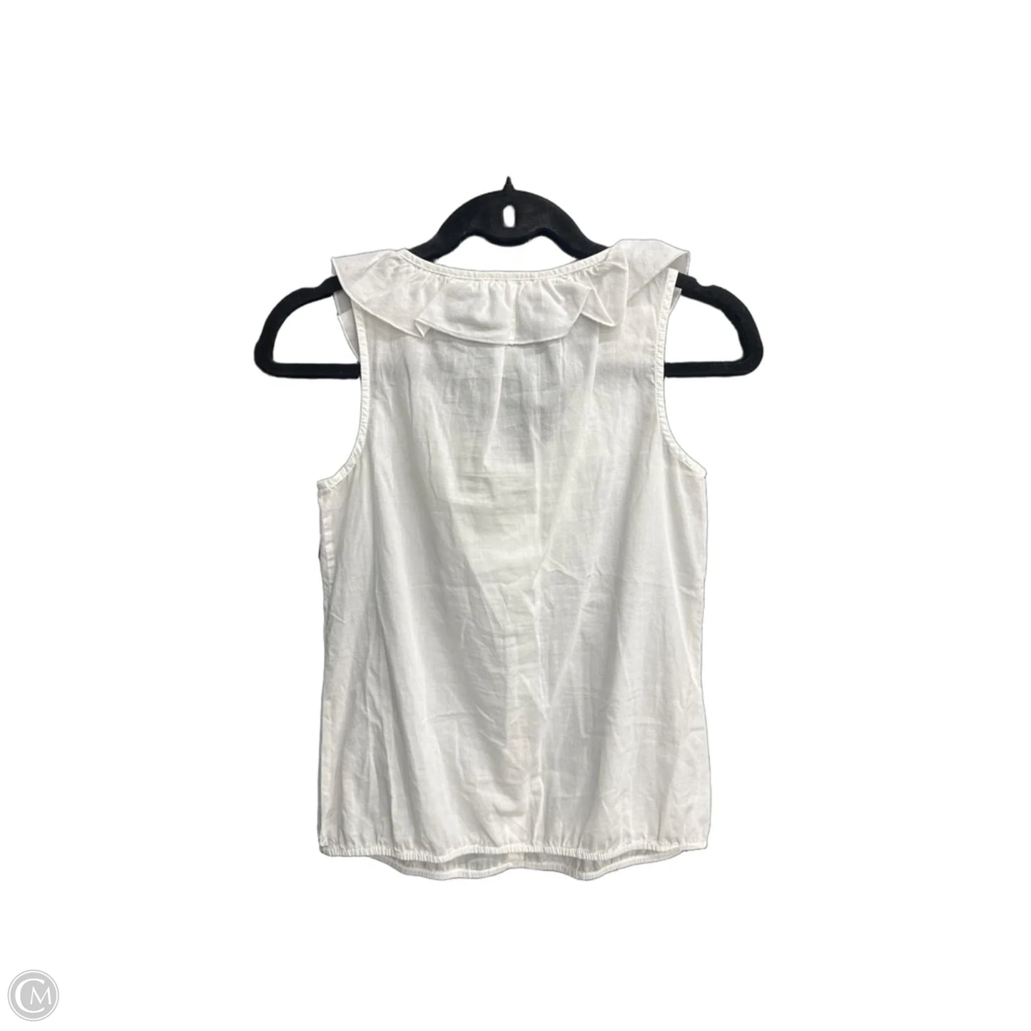 Top Sleeveless By Loft In White, Size: Xsp