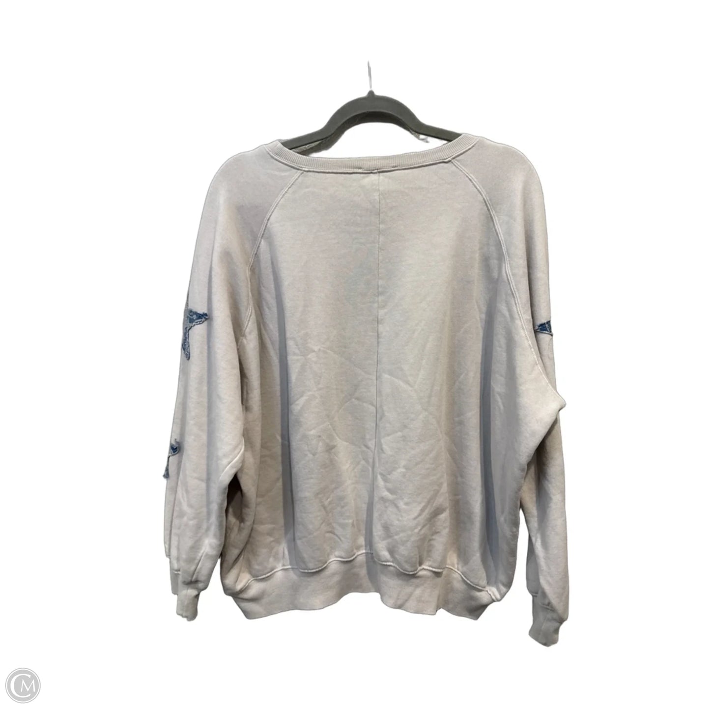 Sweatshirt Crewneck By Easel In Grey, Size: M