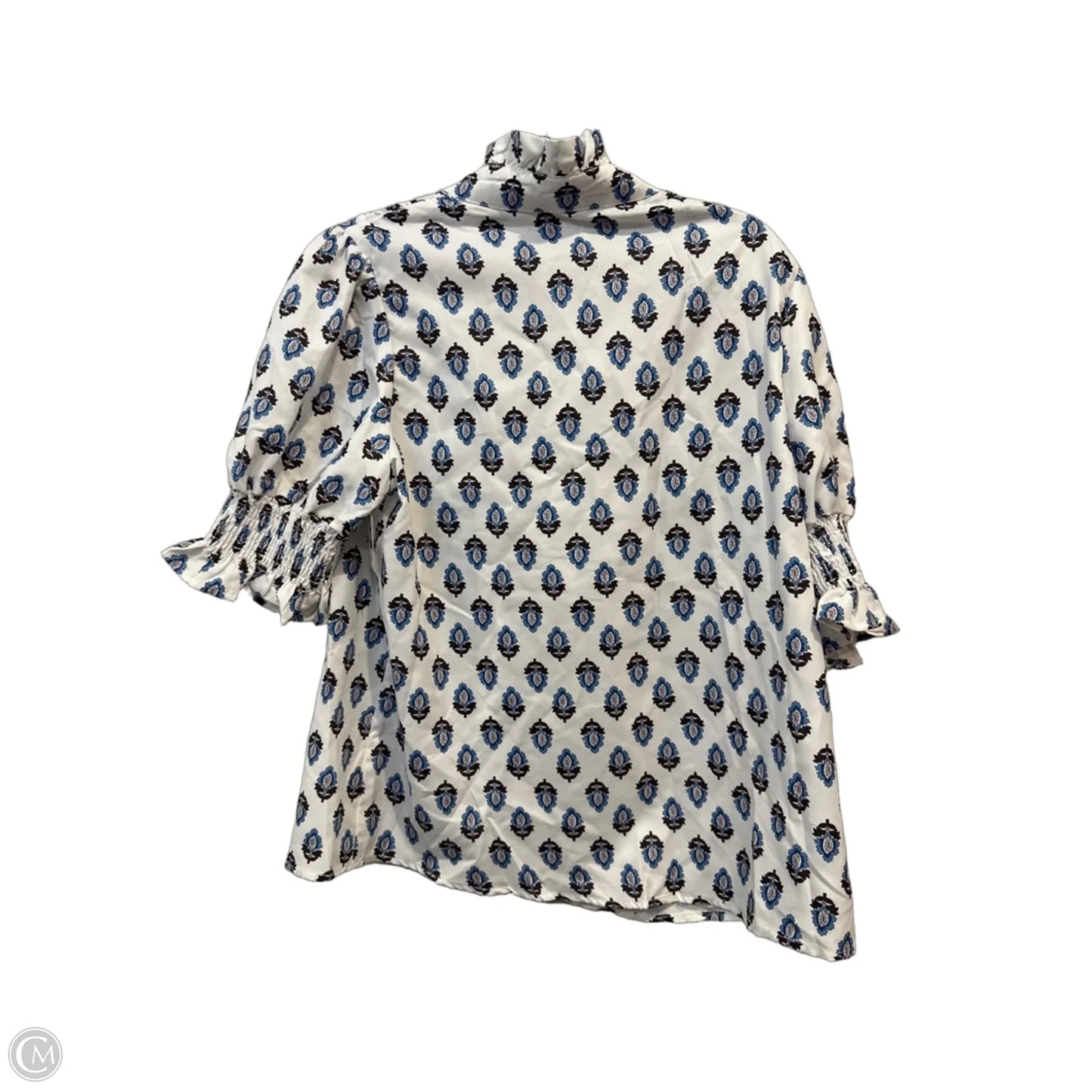 Top Short Sleeve By Clothes Mentor In Floral Print, Size: M