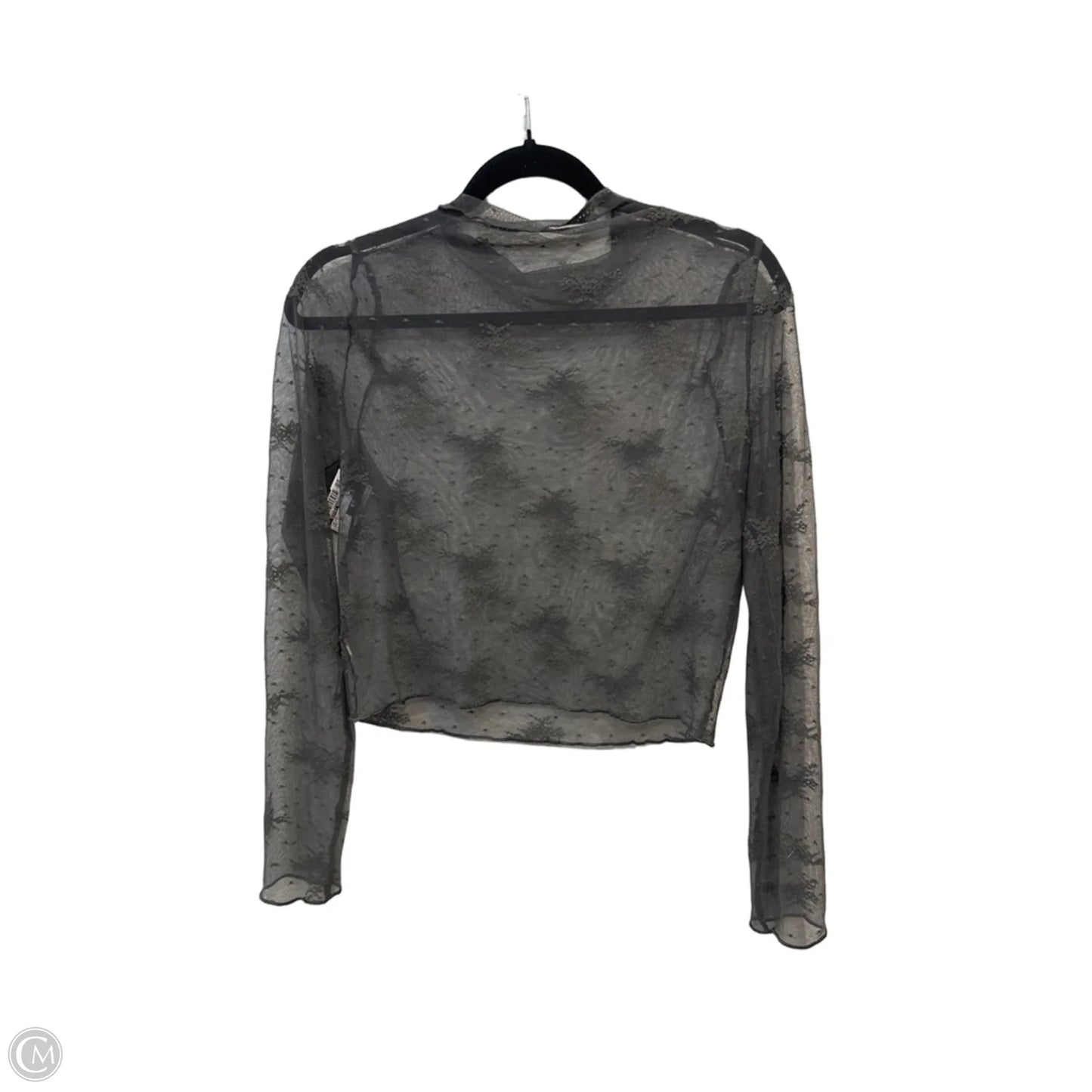 Top Long Sleeve By Clothes Mentor In Grey, Size: S
