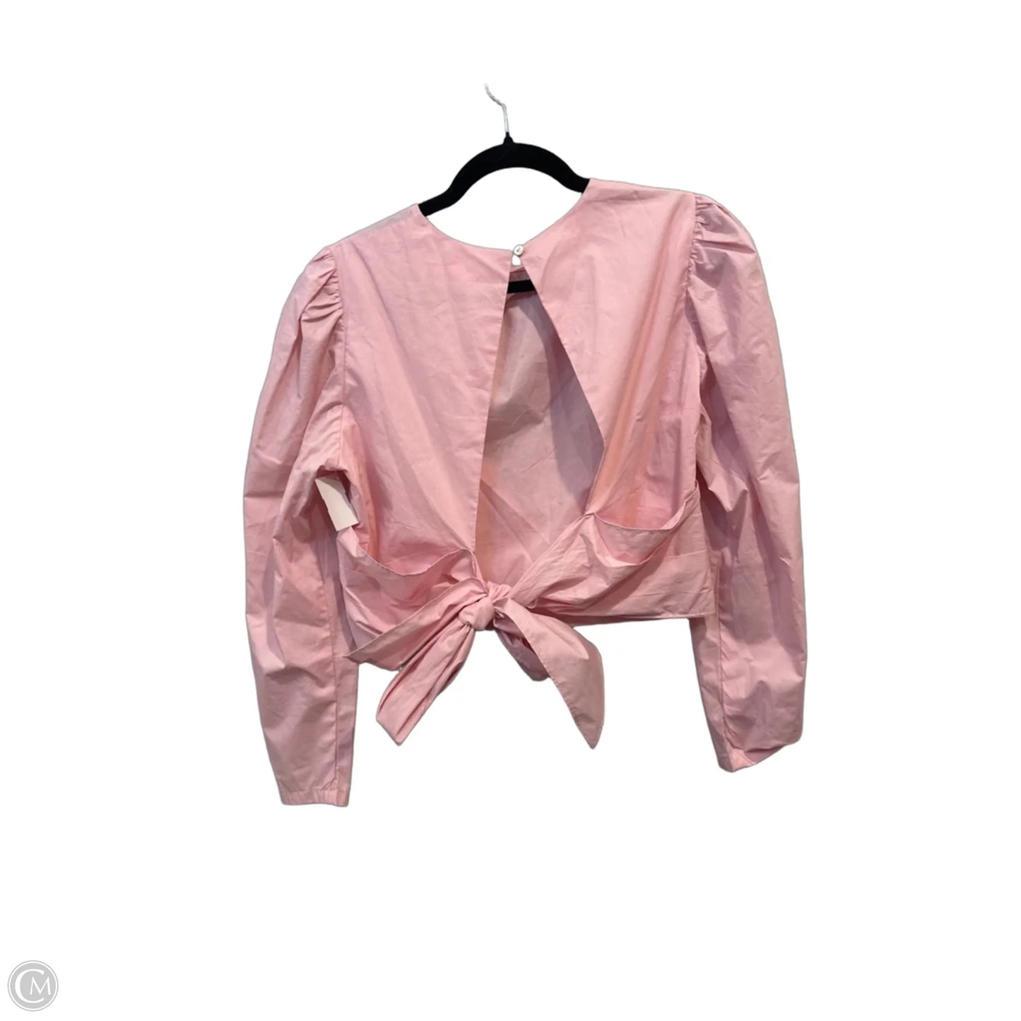 Top Long Sleeve By Clothes Mentor In Pink, Size: L