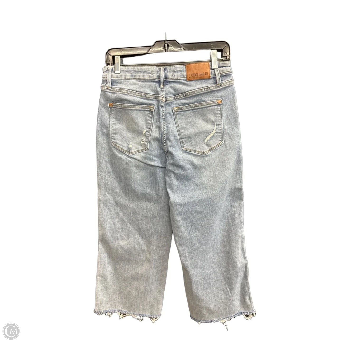 Jeans Wide Leg By Judy Blue In Blue Denim, Size: 8