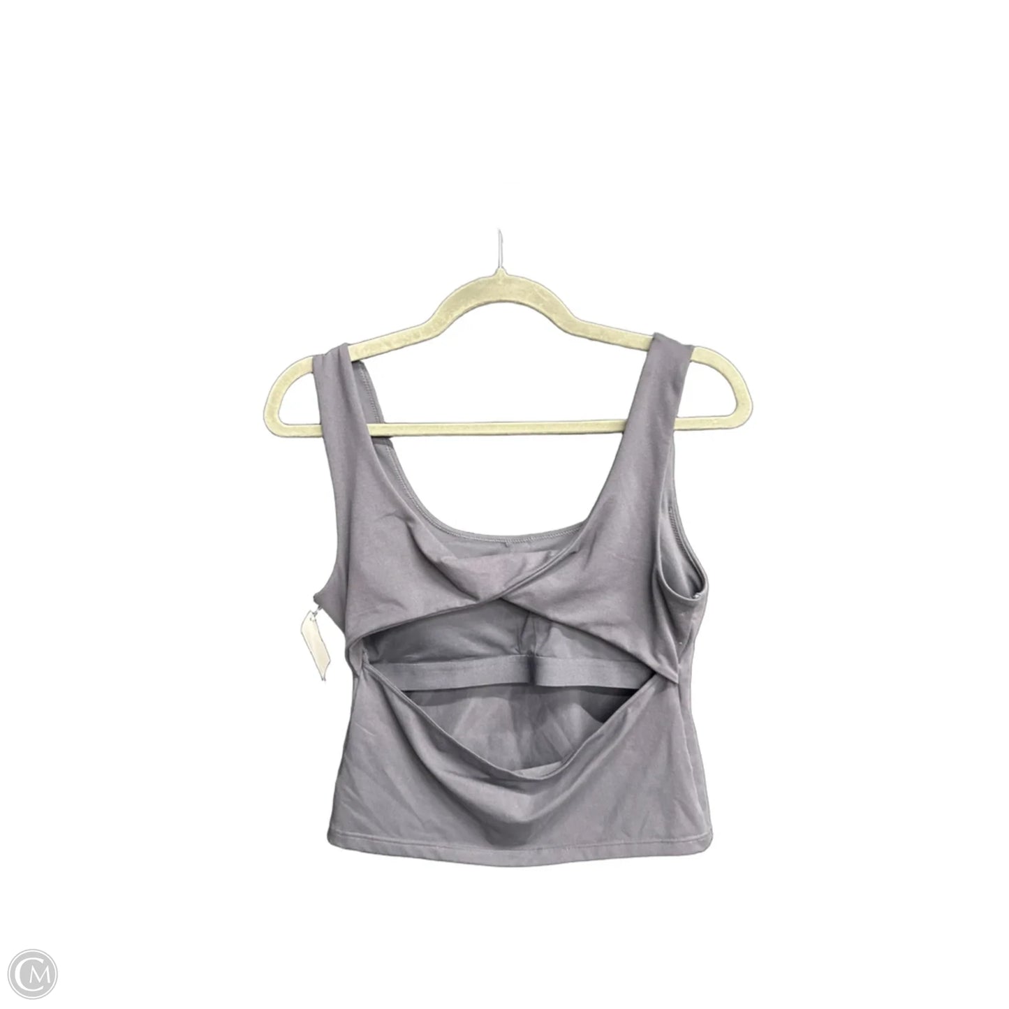 Athletic Bra By Fabletics In Grey, Size: S